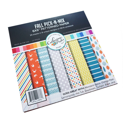 Catherine Pooler Designs - 6 x 6 Patterned Paper Pad - Fall Pick-n-Mix