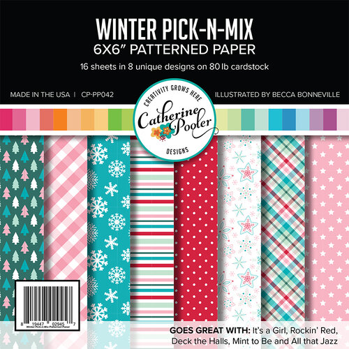 Catherine Pooler Designs - 6 x 6 Paper Pad - Winter Pick-N-Mix