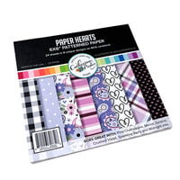 Catherine Pooler Designs - Love And Lace Collection - 6 x 6 Patterned Paper Pack - Paper Hearts