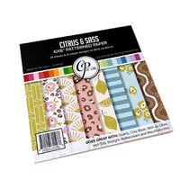 Catherine Pooler Designs - Eau De Perfection Collection - 6 x 6 Patterned Paper Pack - Citrus and Sass