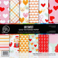 Catherine Pooler Designs - Cutest V'Day Ever Collection - 12 x 12 Patterned Paper Pack - UR Sweet