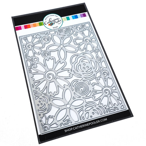 Catherine Pooler Designs - Blooming Essentials Collection - Dies - Flower Burst Cover Plate