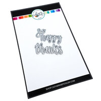 Catherine Pooler Designs - Blooming Essentials Collection - Dies - Happy Thanks Word