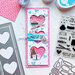 Catherine Pooler Designs - Love N Hearts Collection - Dies - Slimline - Heart Trio