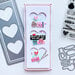 Catherine Pooler Designs - Love N Hearts Collection - Dies - Slimline - Heart Trio