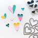 Catherine Pooler Designs - Notes of Love Collection - Dies - Two Part Hearts