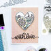 Catherine Pooler Designs - Love And Lace Collection - Dies - With Love Word