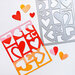 Catherine Pooler Designs - Cutest V'Day Ever Collection - Dies - Fold-n-Cut Hearts Cover Plate