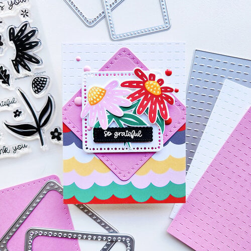 Catherine Pooler Designs - Petals and Purrs Collection - Dies - Wild Flowers