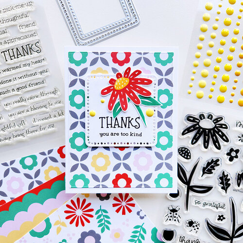 Catherine Pooler Designs - Petals and Purrs Collection - Dies - Wild Flowers