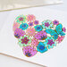 Catherine Pooler Designs - Cutest V'Day Ever Collection - Hot Foil Plate - Hearts Aflutter