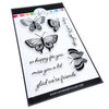 Catherine Pooler Designs - Garden Collection - Clear Photopolymer Stamps - Happy Butterflies