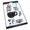 Catherine Pooler Designs - Let's Party Collection - Clear Photopolymer Stamps - Life Love Latte