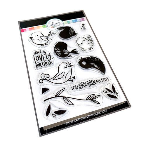 Catherine Pooler Designs - Clear Photopolymer Stamps - Lovely Birdies