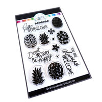Catherine Pooler Designs - For My Crew Collection - Clear Photopolymer Stamps - Preppy Pineapple