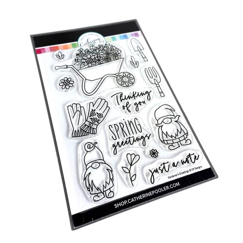Catherine Pooler Designs - Clear Photopolymer Stamps - Gardener's Greeting