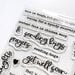 Catherine Pooler Designs - Clear Photopolymer Stamps - Typed Up Sentiments