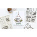 Catherine Pooler Designs - Classy Christmas Collection - Clear Photopolymer Stamps - Adorning Doves