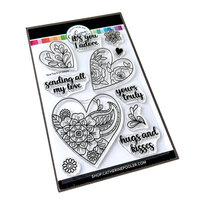 Catherine Pooler Designs - Love And Lace Collection - Clear Photopolymer Stamps - Yours Truly