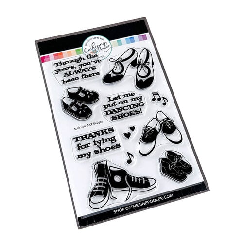 Catherine Pooler Designs - Soda Pop Collection - Clear Photopolymer Stamps - Sock Hop