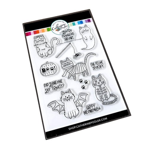 Catherine Pooler Designs - Halloween - Clear Photopolymer Stamps - Happy Meowloween