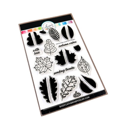 Catherine Pooler Designs - Clear Photopolymer Stamps - Stamp - A - Side - Leaves