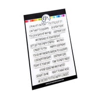 Catherine Pooler Designs - Better With Sprinkles Collection - Clear Photopolymer Stamps - Birthday One Liners Sentiments
