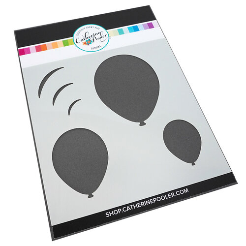 Catherine Pooler Designs - Let's Party Collection - Stencil - Oval Balloon