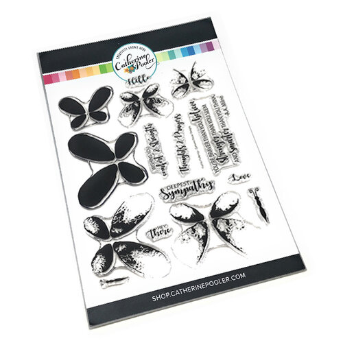 Catherine Pooler Designs - Clear Photopolymer Stamps - Faithful Flutterings