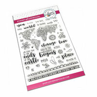 Catherine Pooler Designs - Clear Photopolymer Stamps - The World Awaits