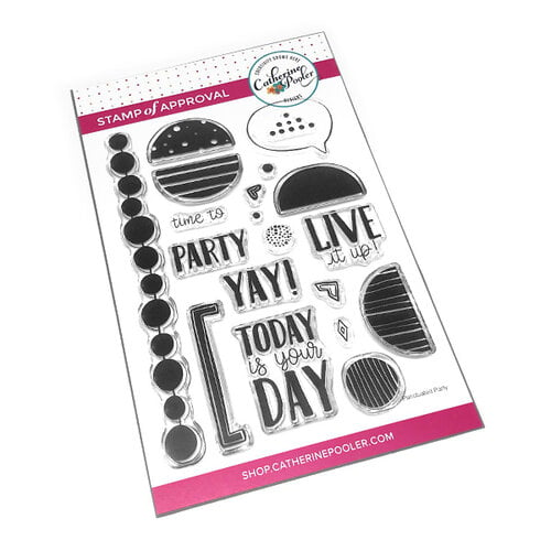 Catherine Pooler Designs - Clear Photopolymer Stamps - Punctuated Party