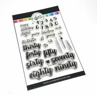 Catherine Pooler Designs - Clear Photopolymer Stamps - Milestone Birthday Sentiment Mix