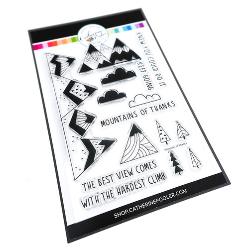 Catherine Pooler Designs - Out West Collection - Clear Photopolymer Stamps - Mountain of Thanks