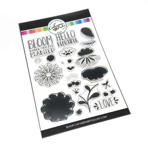 Catherine Pooler Designs - Clear Photopolymer Stamps - Whimsical Blooms