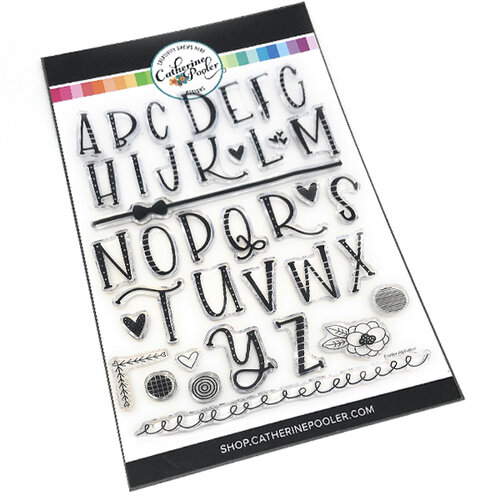 Catherine Pooler Designs - Clear Photopolymer Stamps - Funky Alphabet
