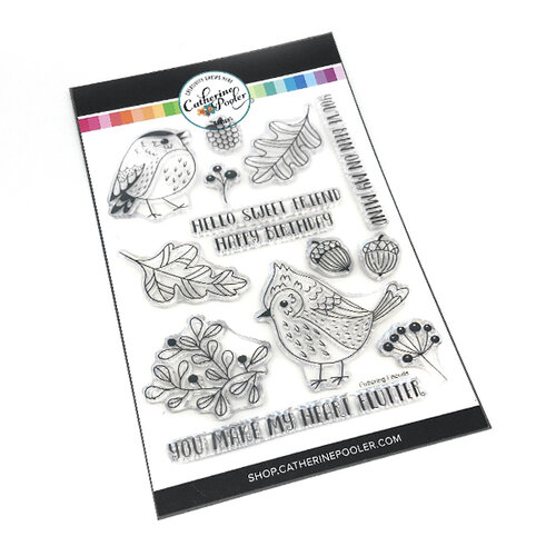 Catherine Pooler Designs - Clear Photopolymer Stamps - Fluttering Friends