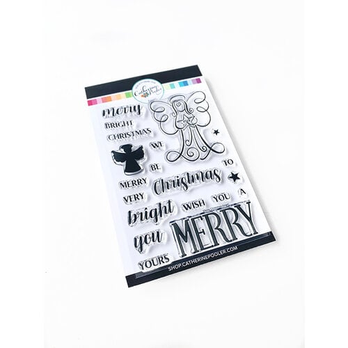 Catherine Pooler Designs - Clear Photopolymer Stamps - Merry Christmas Angel