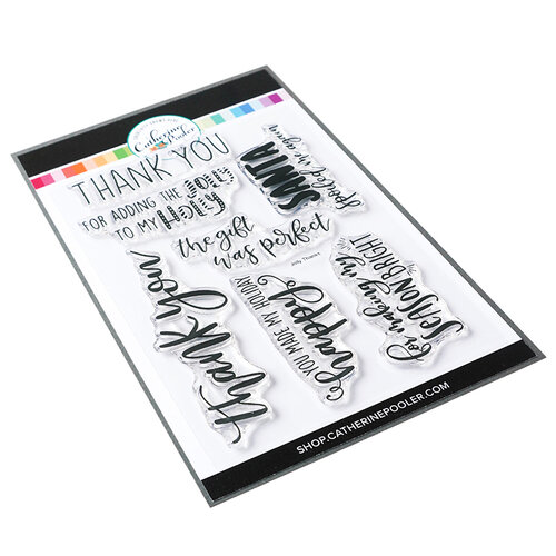 Catherine Pooler Designs - Frosted Thanks Collection - Clear Photopolymer Stamps - Jolly Thanks