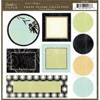 Crate Paper - Avenue Shape Diecuts - Color Edition - Avenue Collection, CLEARANCE