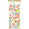 Crate Paper - Blue Hill Collection - Chipboard Buttons, CLEARANCE