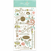 Crate Paper - Blue Hill Collection - Rub-ons, CLEARANCE