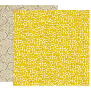 Crate Paper - Brook Collection - 12 x 12 Double Sided Paper - Sunshine