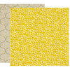 Crate Paper - Brook Collection - 12 x 12 Double Sided Paper - Sunshine