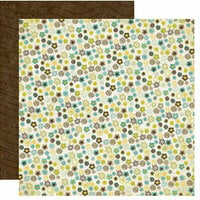 Crate Paper - Brook Collection - 12 x 12 Double Sided Paper - Wild Flowers, CLEARANCE