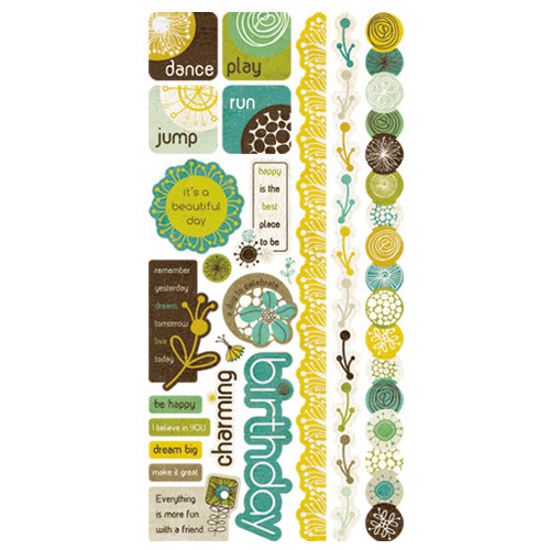 Crate Paper - Brook Collection - Cardstock Stickers - Title, CLEARANCE