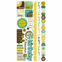Crate Paper - Brook Collection - Cardstock Stickers - Title, CLEARANCE