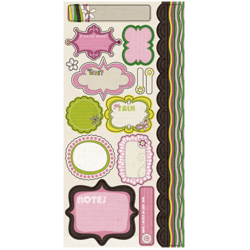 Crate Paper - Bliss Collection - Cardstock Stickers - Journal, CLEARANCE