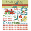 Crate Paper - Rub Ons - Crate Accents - Zoom Collection, CLEARANCE