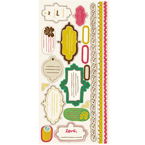 Crate Paper - Cottage Collection - Cardstock Stickers - Journal, CLEARANCE Crate Paper - Cottage Collection - Cardstock Stickers - Journal, CLEARANCE