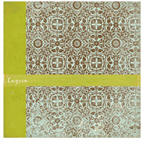 Crate Paper - Double Sided Textured Paper - Crush Collection - Lagoon, CLEARANCE